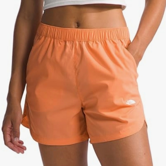 NWOT The North Face Women's Class V Pathfinder Pull-On Shorts PeachGranite SizeM - Picture 13 of 15